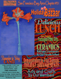 Holiday bazaar and program December 9th, 2022